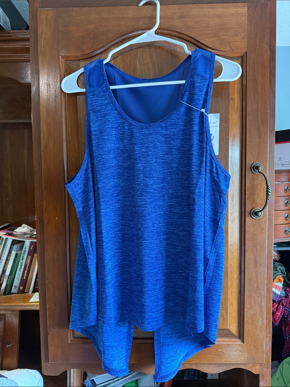 Women's Blue Performance Tank Top